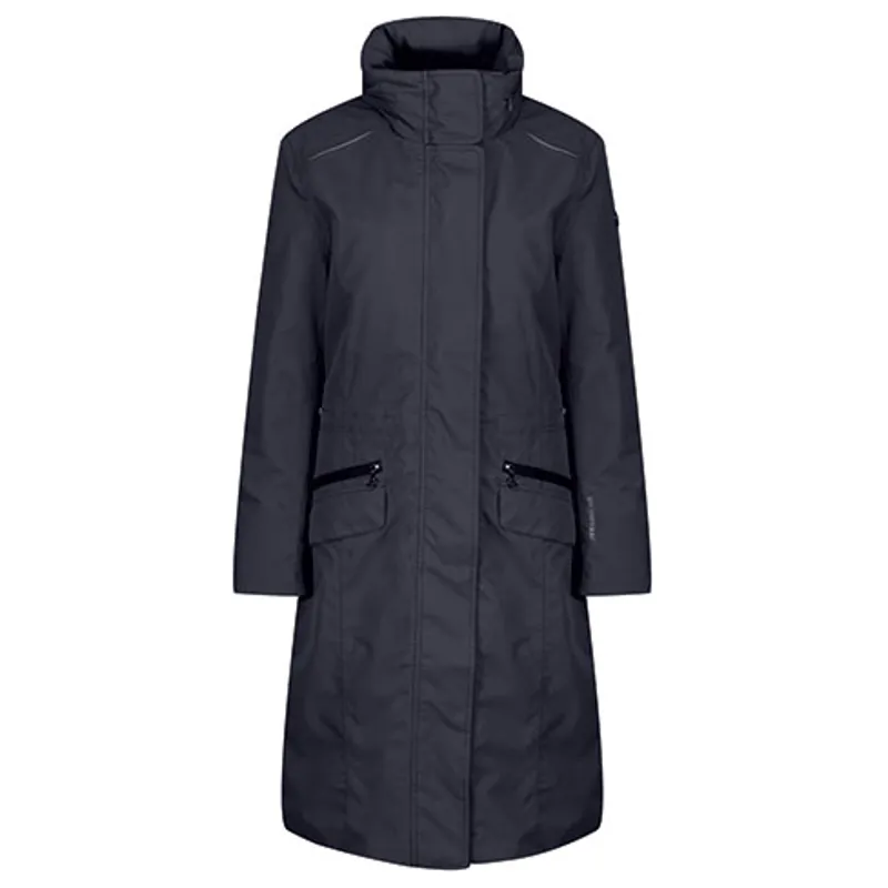 Equetech Venture Elite Waterproof Trench Coat Ladies in Navy